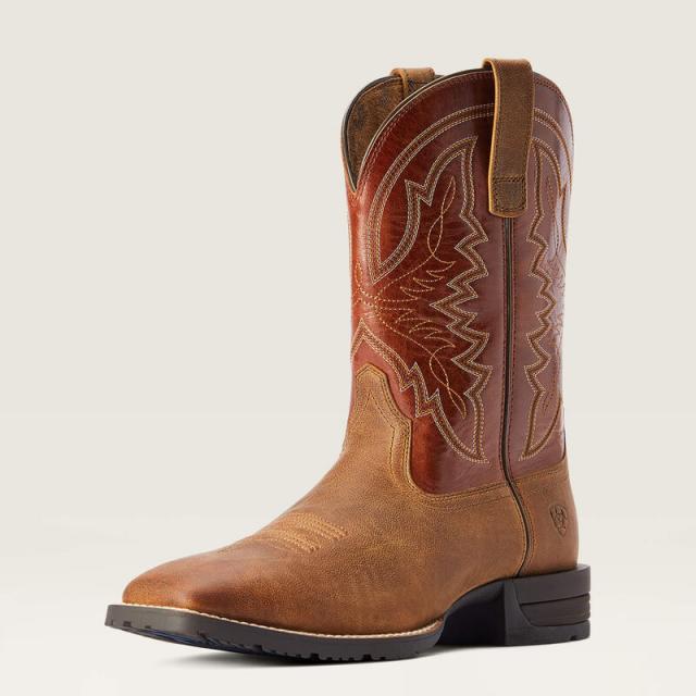 Ariat Western Boots MEN Hybrid Ranchwork Western Boot SORREL CRUNCH Schneege